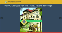 Desktop Screenshot of geology.ro