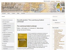 Tablet Screenshot of geology.lu